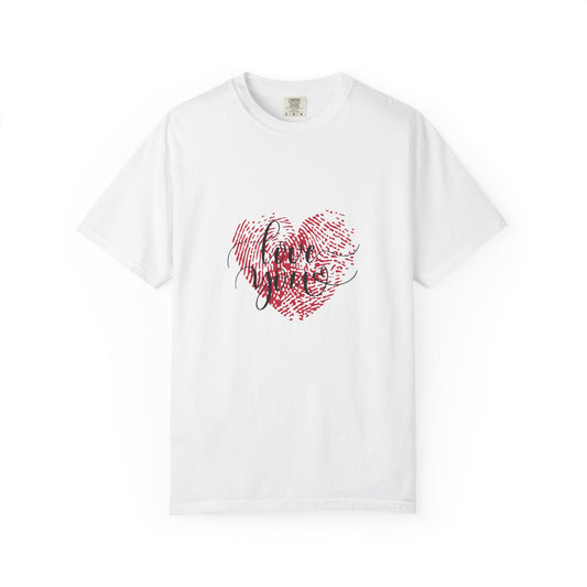 Fingerprint Heart T-Shirt — Love You Graphic Tee